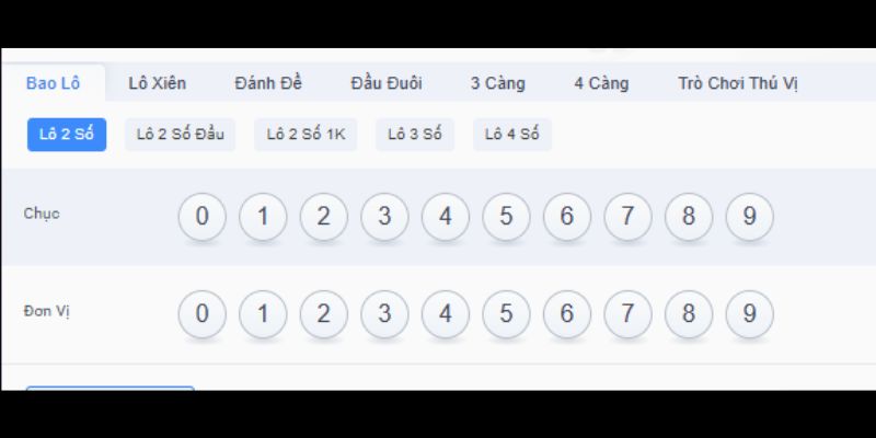 Xổ Số MB Ae888 1 Bao lô tại sảnh xổ số MB Ae888