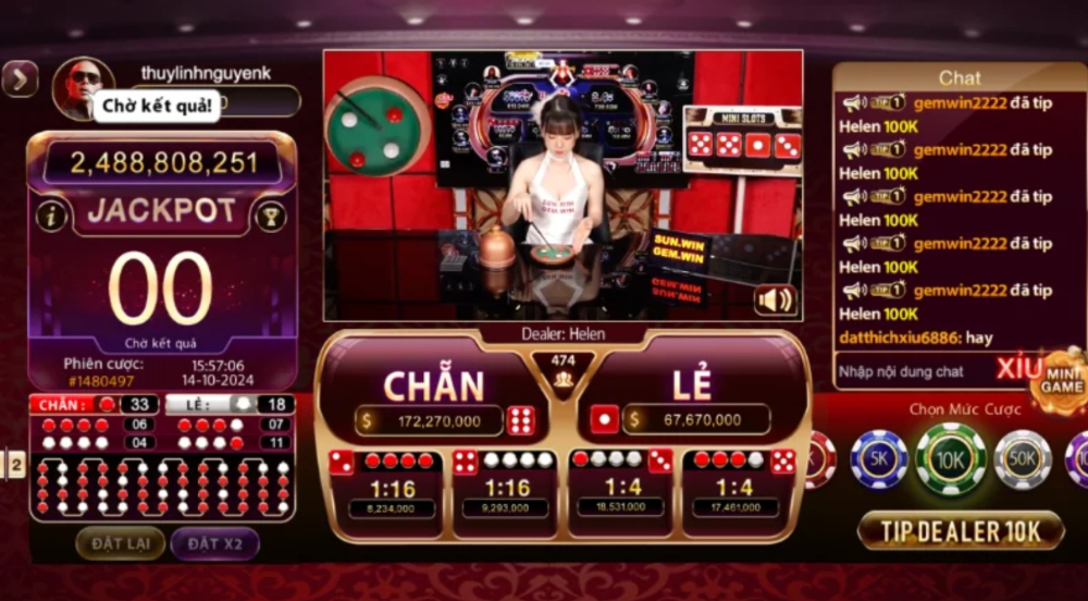 Giao diện và luật chơi xóc đĩa Livestream tại Ae888