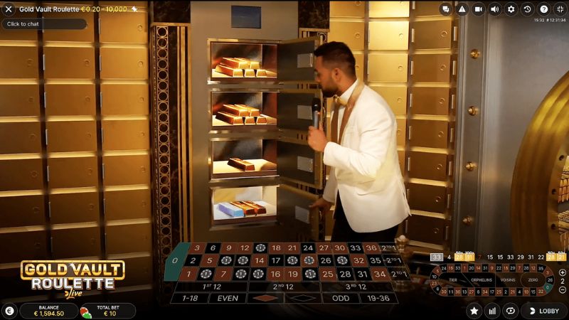 Roulette Hầm Vàng Livestream thưởng cực lớn cho bet thủ